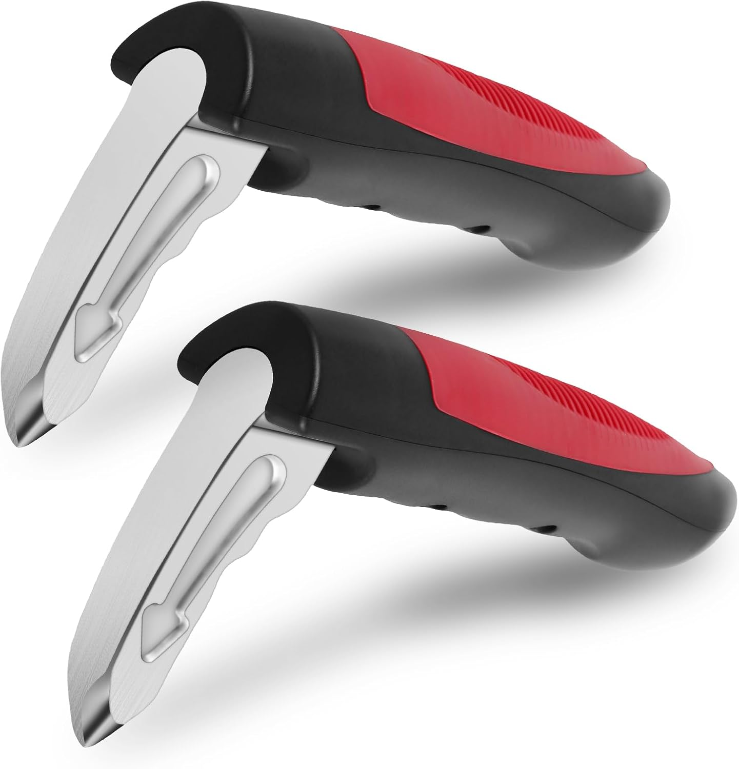 2Pcs Car Door Assist Handle, 3 in 1 Multifunction Portable Vehicle Support Handle Seatbelt Cutter Window Breaker, Car Door Handle Assist for Elderly and Car Emergency Tool (Blue)