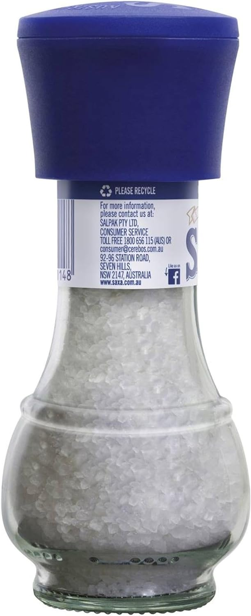 Saxa Iodized Sea Salt Grinder 90Gm image number 2