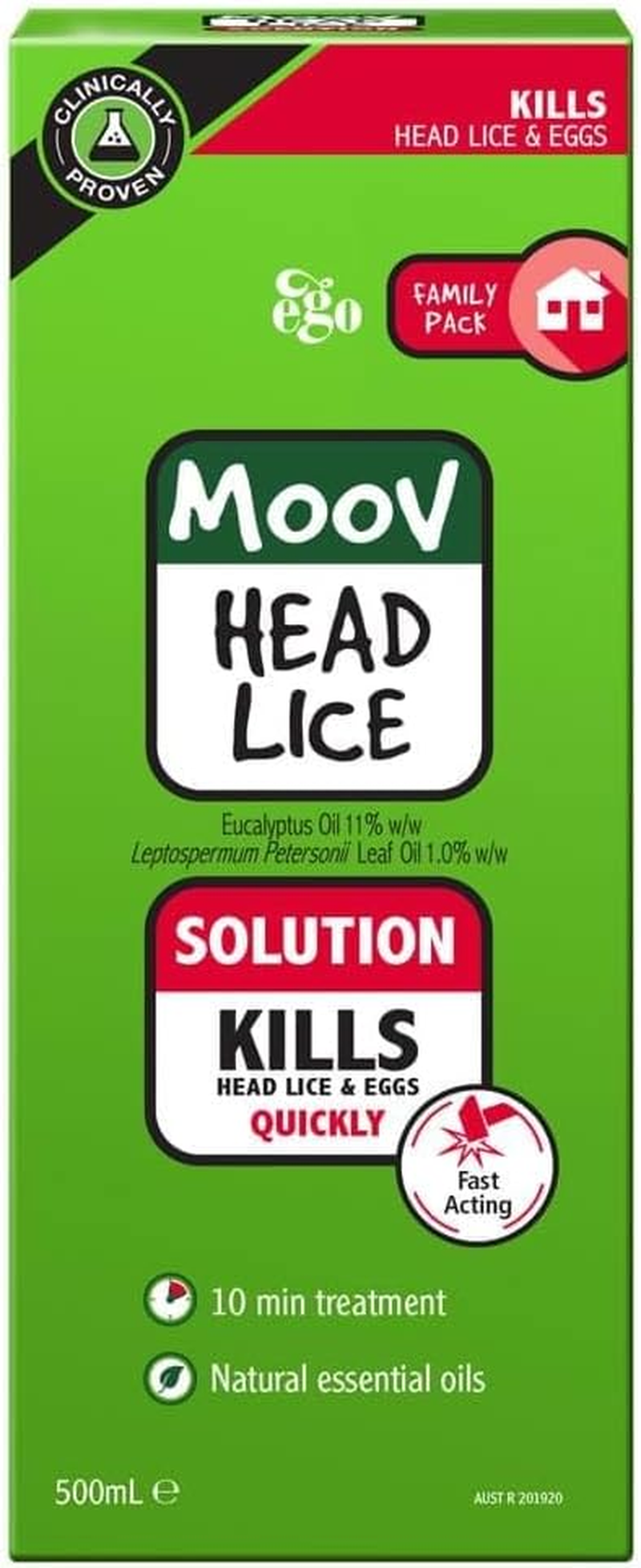 Ego Moov Head Lice Solution 500 Ml