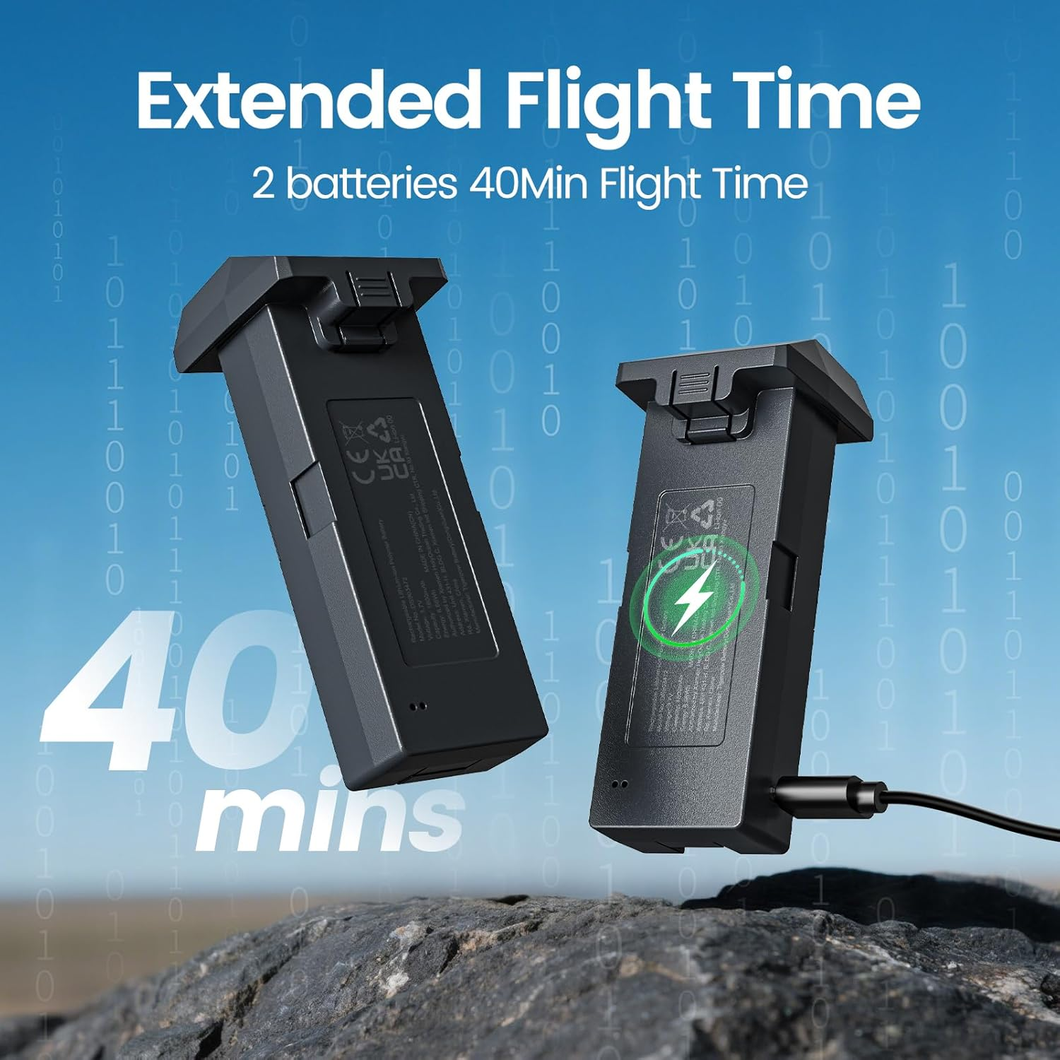 DEERC D35 GPS Drone with 4K Camera for Adults,Foldable RC Quadcopter with 40 Mins Long Flight Time, Follow Me, Auto Return, Brushless Motor, 5G FPV Transmission,Easy for Beginners image number 4