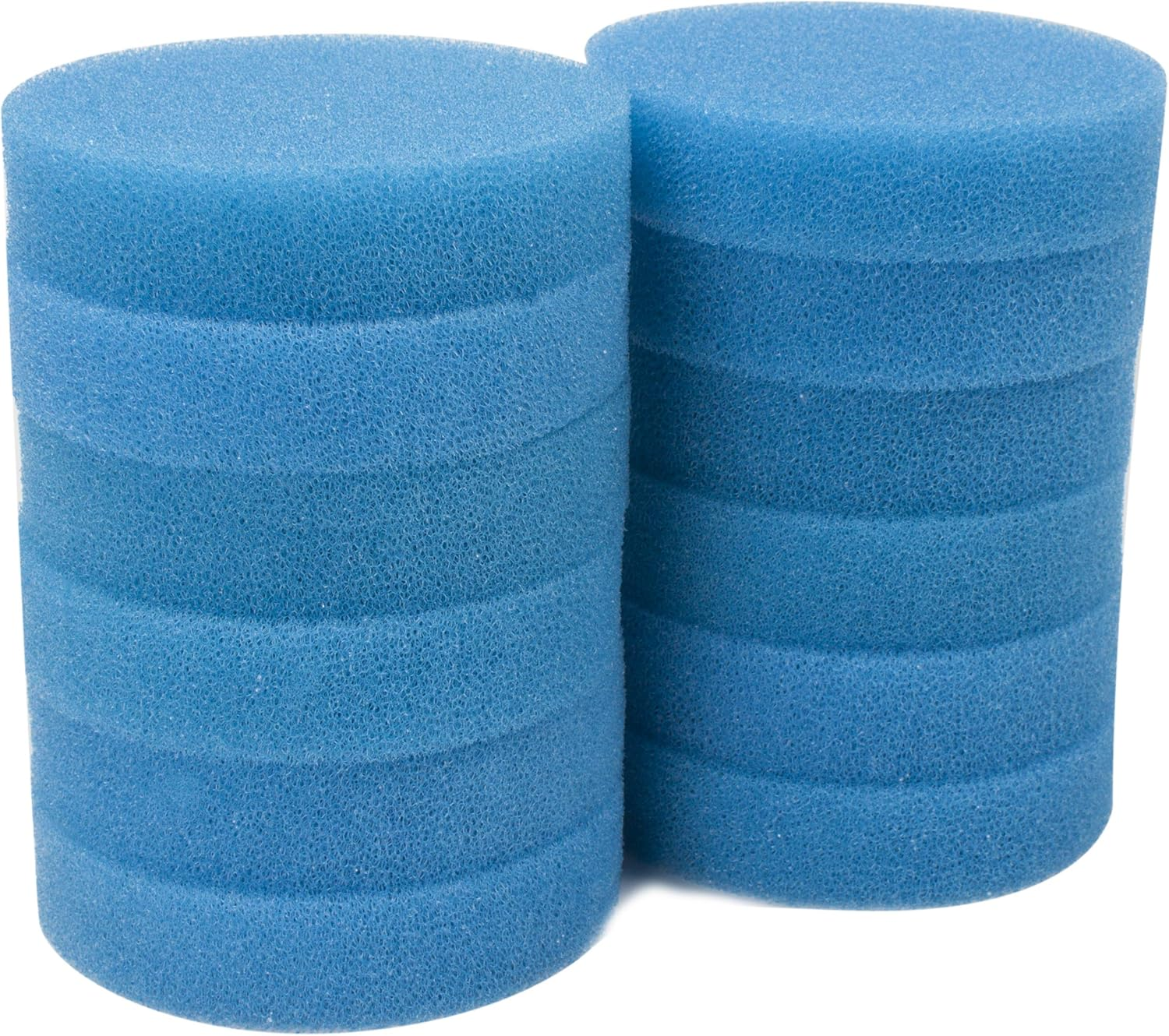 LTWHOME Blue Coarse Foam Media Filter Pads Suitable for Eheim Classic 2213/250 2616131(Pack of 12) image number 1