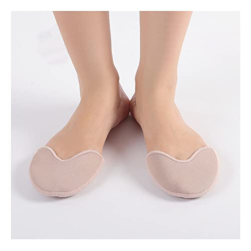 Foot Pads Protect, Toe Pouches Pads, Ouch Pouch to Protect Toe Cover for Heel, Ballet, Point Shoes (Long & Short) (Short) image number 2