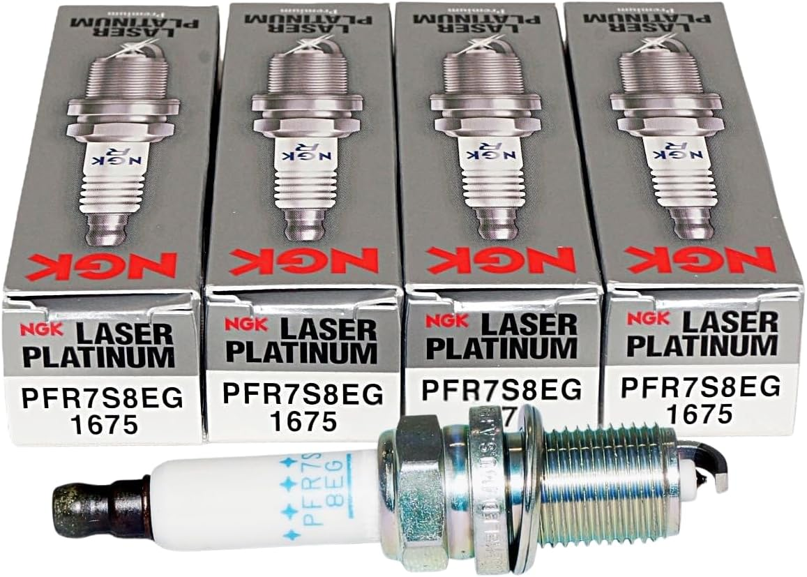 NGK (1675) PFR7S8EG Spark Plug - Pack of 4 image number 2