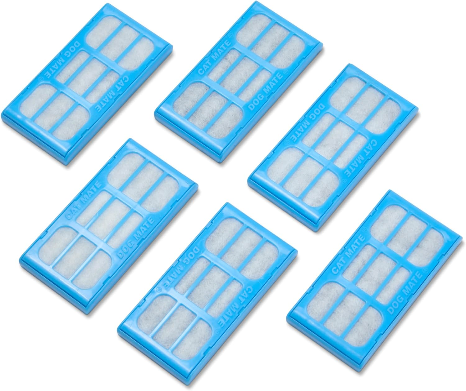 Pet Mate Genuine Replacement Filter Cartridges for Use with Cat and Dog Mate Pet Fountains, Pack of 6 image number 6