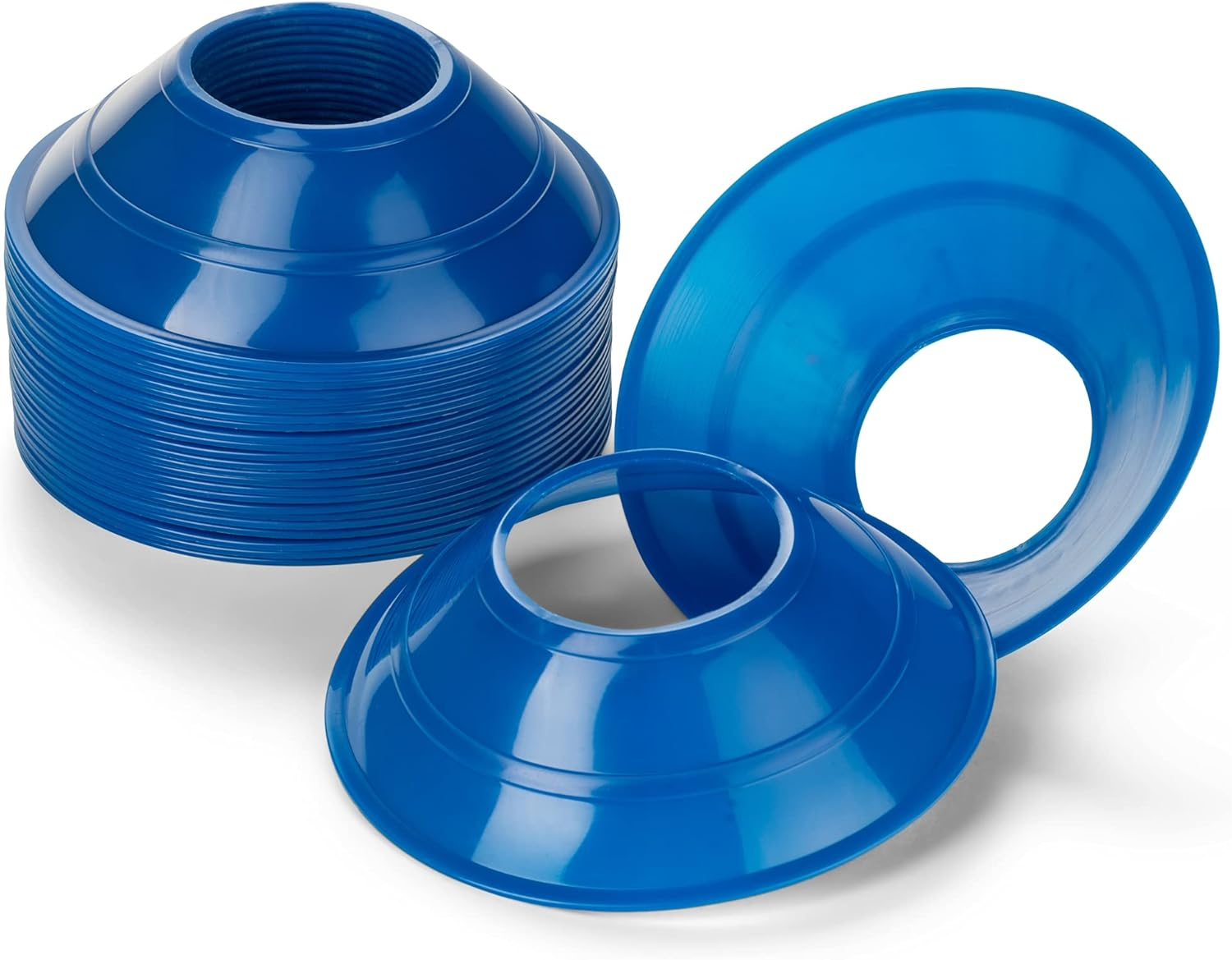 Champion Sports Mini 5" Diameter Flexible Neon Field Cone Sets - Multiple Colors