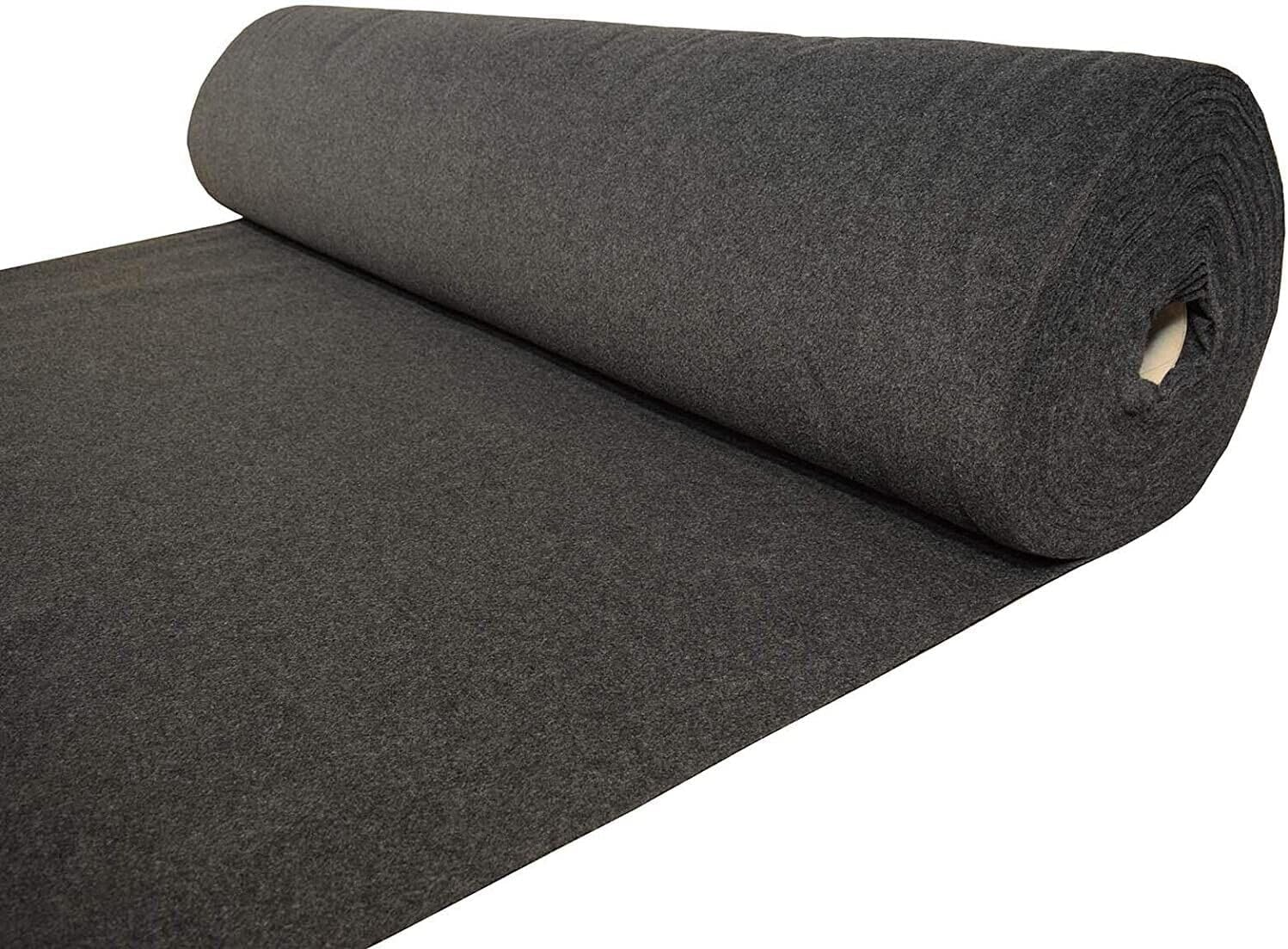 9M X 2M W 4Way Stretch Carpet Dark Grey - Campervan Motorhome Truck Lining 4-Way image number 5