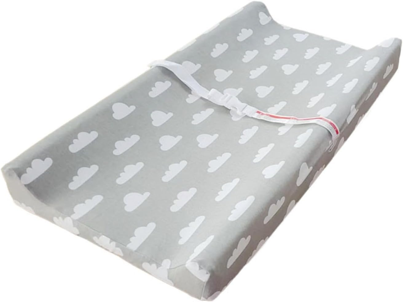Baby Diaper Changing Pad with Washable Cover, Waterproof & Non-Slip Baby Change Mat for Infant Newborn, Cozy & Breathable Baby Change Table (Changing Pad + Cover (Cloud))