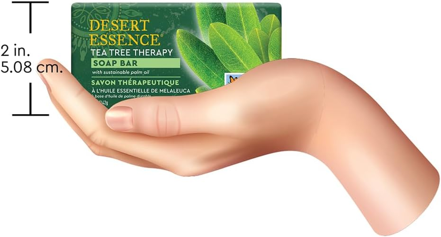 Desert Essence Bar Soap, Tea Tree Therapy, 5 Ounce image number 6