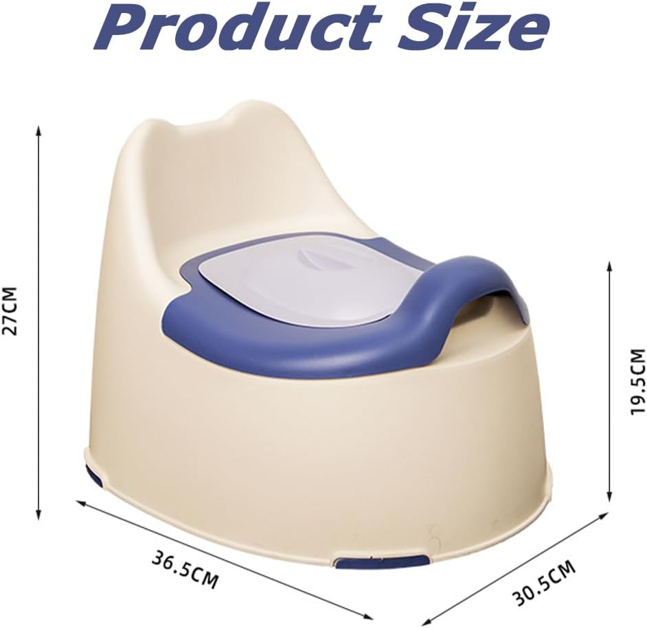 MOTRAIN 3-In-1 Versatile Toddler Potty Trainer for Boy Girl, Training Toilet with Easy to Clean Design, Perfect for Toddler Boys & Girls 1-3, Chair, Seat, Step Stool, Blue image number 3