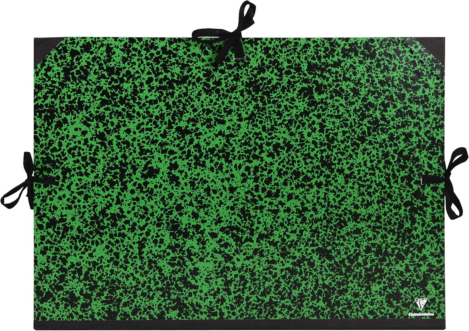 Clairefontaine - Ref 93245C - Annonay Art Folder - A4 Size, Elastic Strap Closure, 30Mm Spine, White Paper Lining, Acid Free - Suitable for Transporting Artwork, Green image number 3