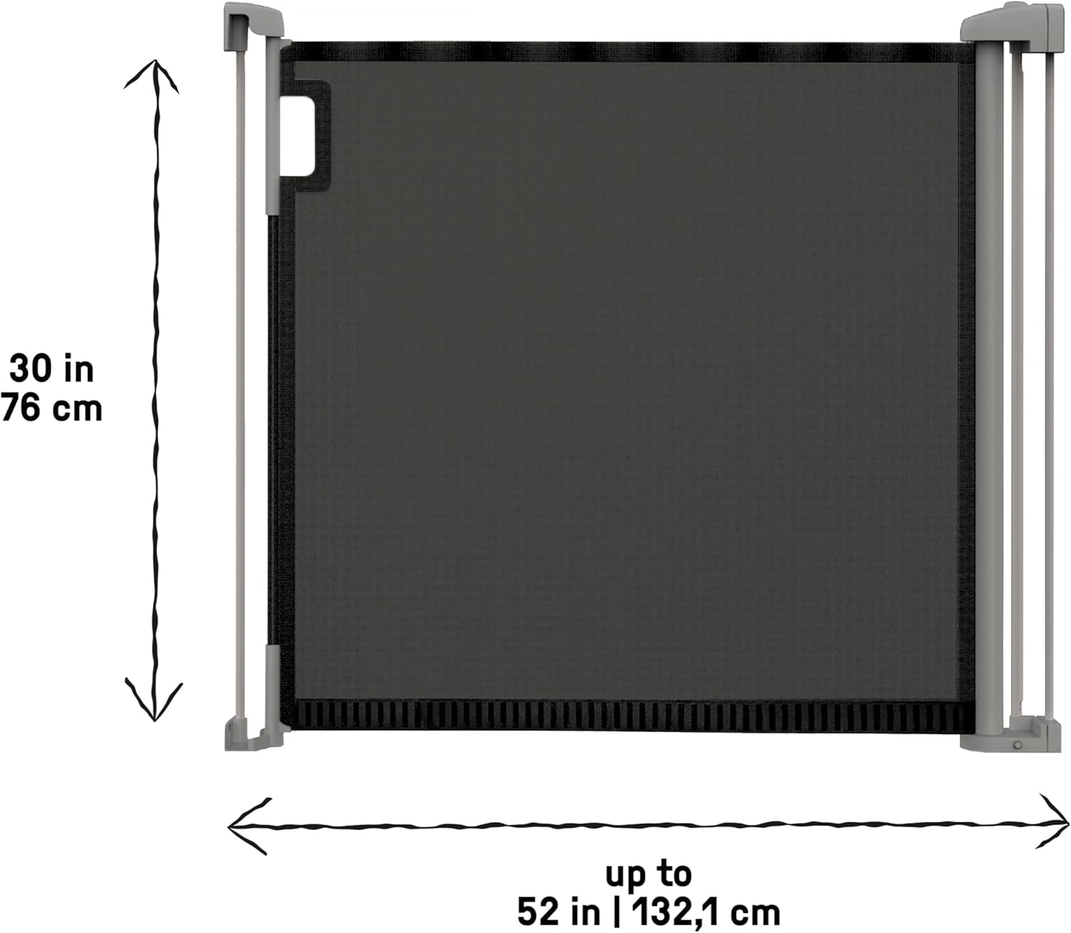 Summer by Ingenuity, the Thruway 52W Series, Baby Gate, Black, Infant to Toddler image number 4