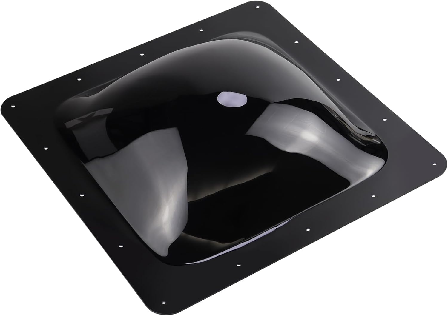 XMK RV Skylight Replacement,18" X 18" Outer Dome Fit 14" X 14" Openings, RV Skylight Cover Shower Roof Dome for Camper Trailer Fifth Wheel Truck, Impact Resistant, UV Block, Black image number 2