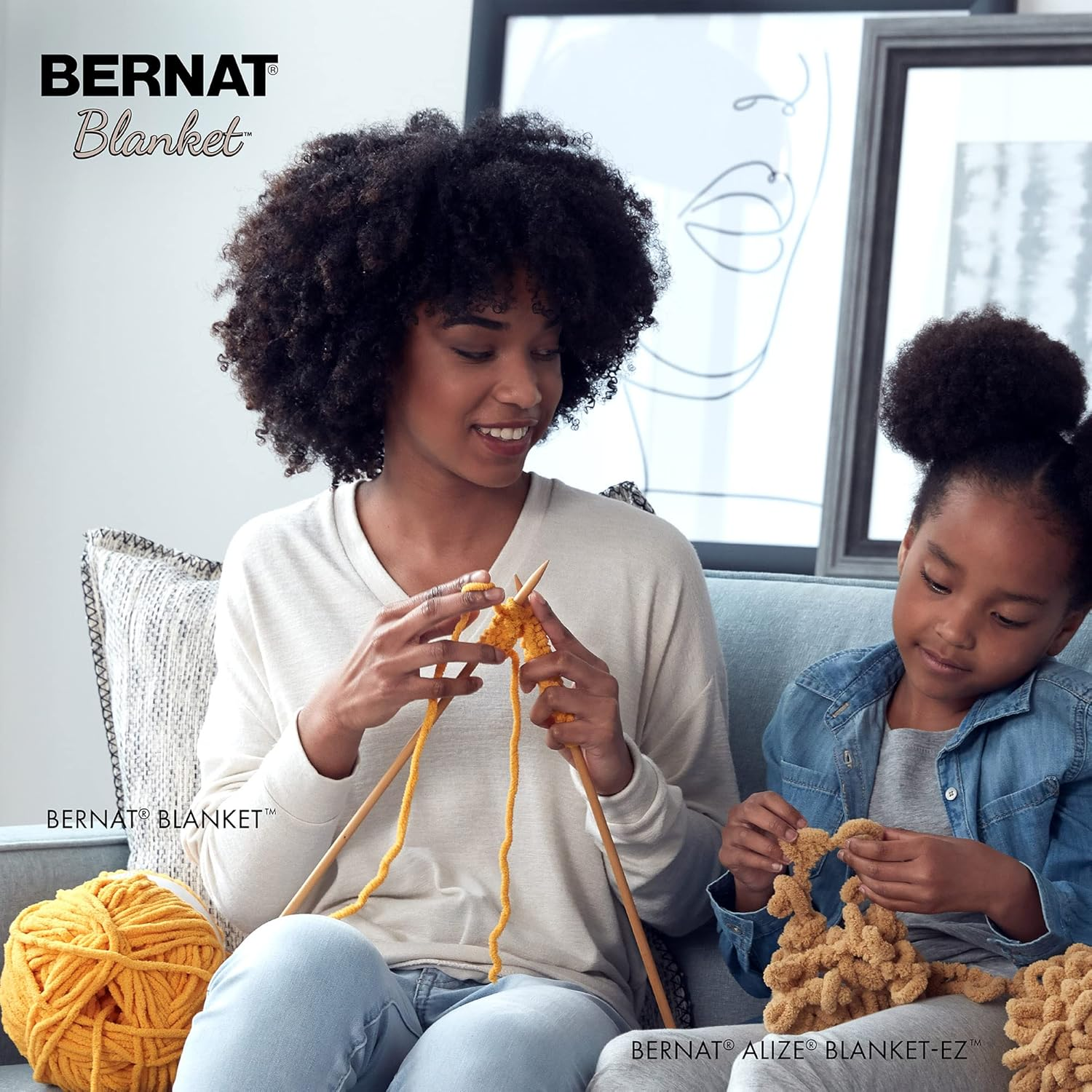 Bernat Blanket Fall Leaves Yarn - 3 Pack of 150G/5.3Oz - Polyester - 6 Super Bulky - 108 Yards - Knitting/Crochet image number 5