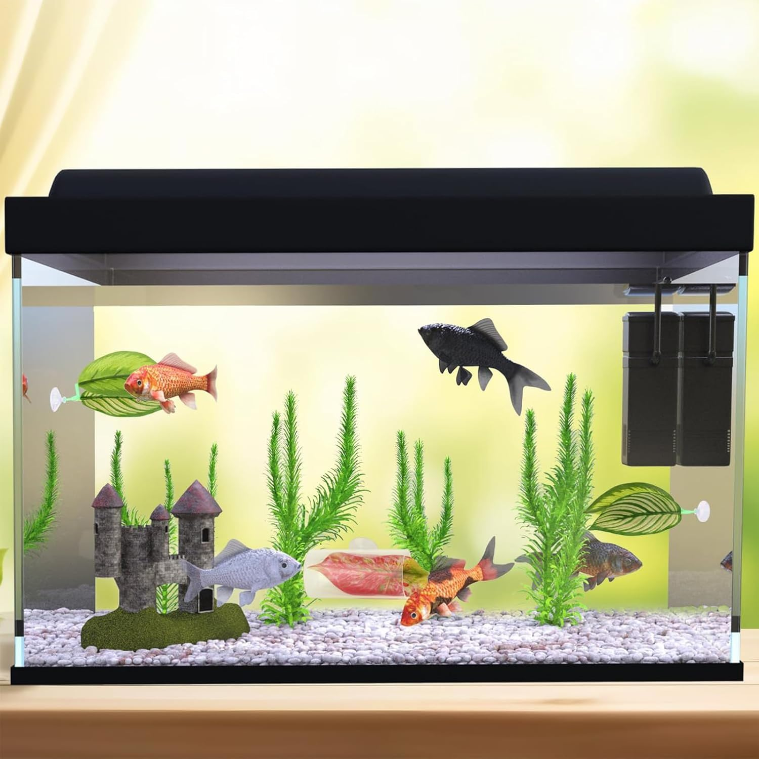 Gupcaqosjw Betta Fish Hammock - Soft Betta Hammock Toys Fish Tank Bed - Aquarium Decor for Corner Sleeping Breeding Playing Small Animals Dwarf Shrimp Crab Catfish image number 6