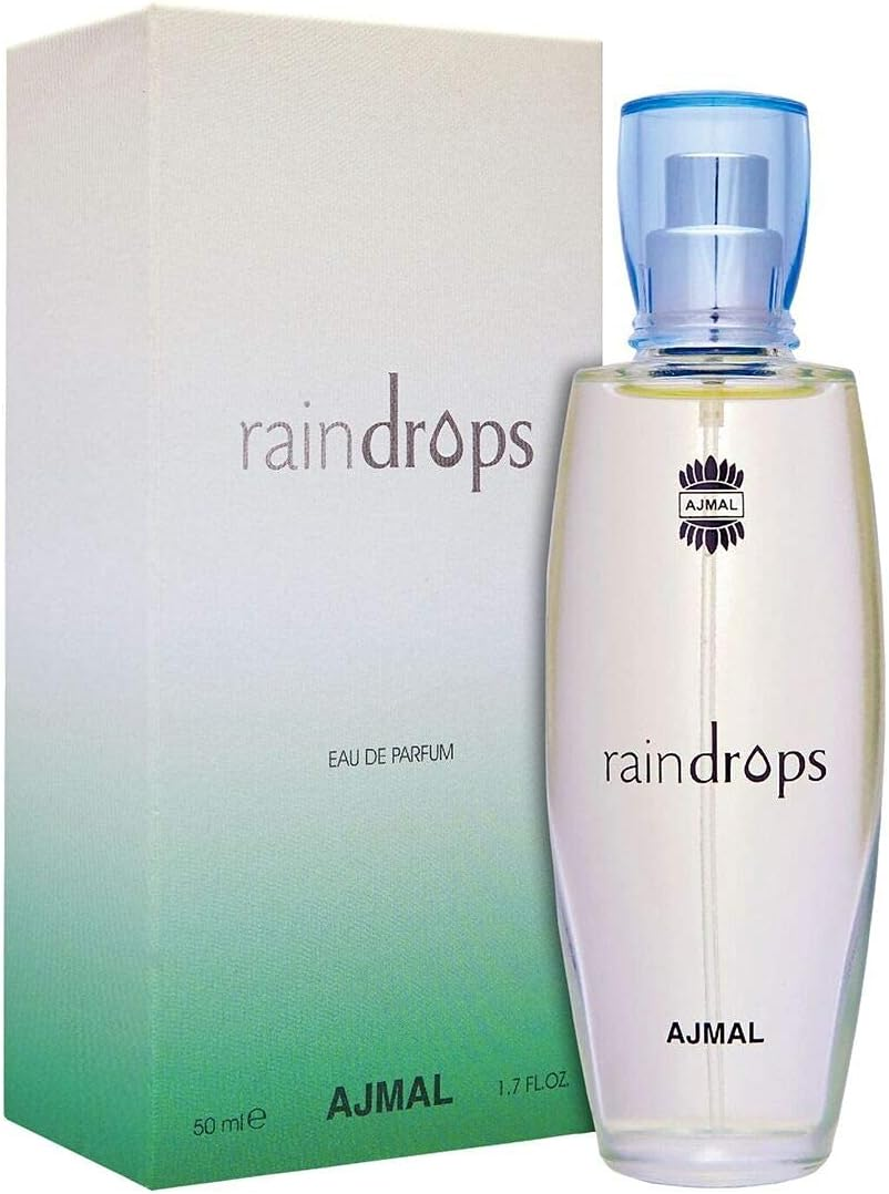 Green Velly Indian Ajmal Raindrops EDP 50Ml Chypre Perfume for Women- Made in Dubai image number 1