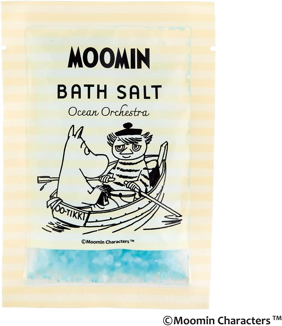 MUUMI Bath Gift Sea Orchestra (Hand Soap & Bath Fee Gift Sea Scent) Bath Salt Set Hand Soap 300Ml Bath Salt 35G Bath Bomb 75G Bath Sponge 1Pc image number 4