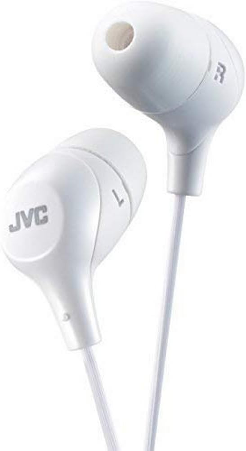 JVC HAFX38W Marshmallow Earphones (White) image number 1