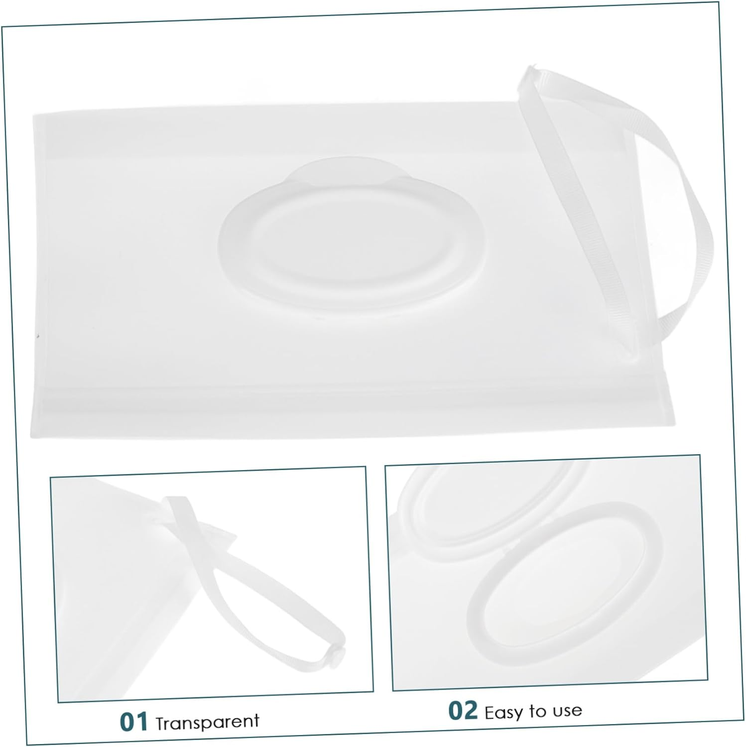 Generic Multi-Use Travel Wipes Dispenser Reusable Wipe Pouch Case Quick-Access for Baby Home image number 5