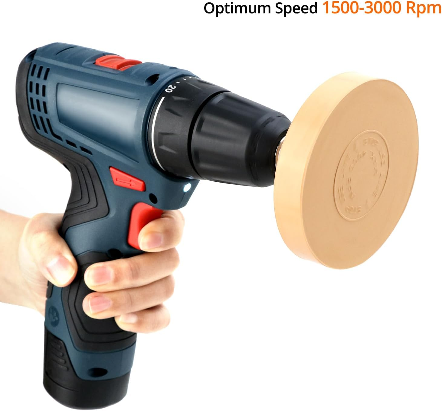 QWORK&reg; Pack of 2 Foil Erasers, Sticker Eraser for Removing Pinstripes, Stickers, Self-Adhesive Vinyl Stickers from Cars, Motorhomes, Boats and More, 90Mm image number 4