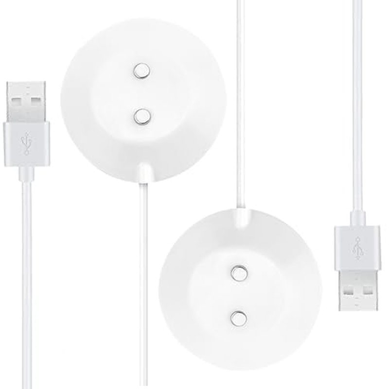 Ninehorse 2PACKS for Rose Toy Charging Cable 3.3Ft USB Charger Standing Magnetic Adapter Cord Cable for Rose Replacement Charging Dock Station (White*2) image number 2