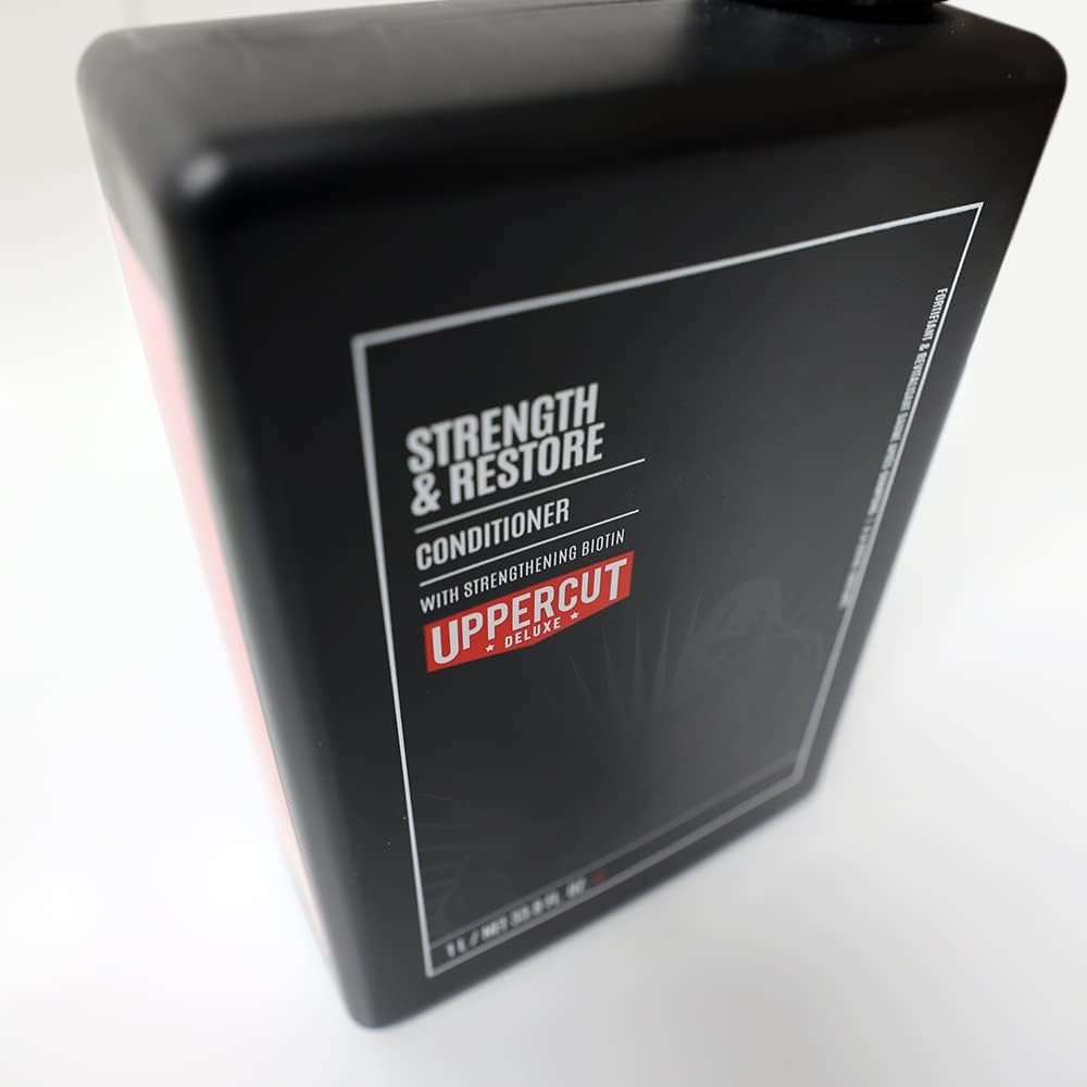 Uppercut Deluxe Strength and Restore Conditioner, Mens Hair Conditioner with Biotin and Caffeine to Help Promote Healthy Hair Growth, Mens Moisturising Conditioner 1L image number 3