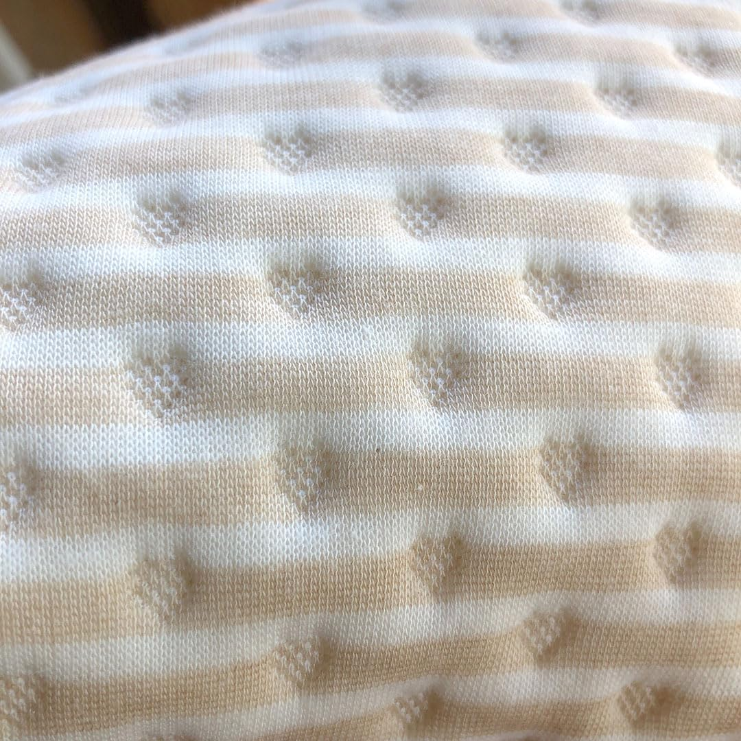 Waterproof Baby Changing Pad &ndash; Soft Cotton Top, Leakproof TPU Back, Reusable & Washable for Potty Training & Elimination Communication (Stripes) image number 1