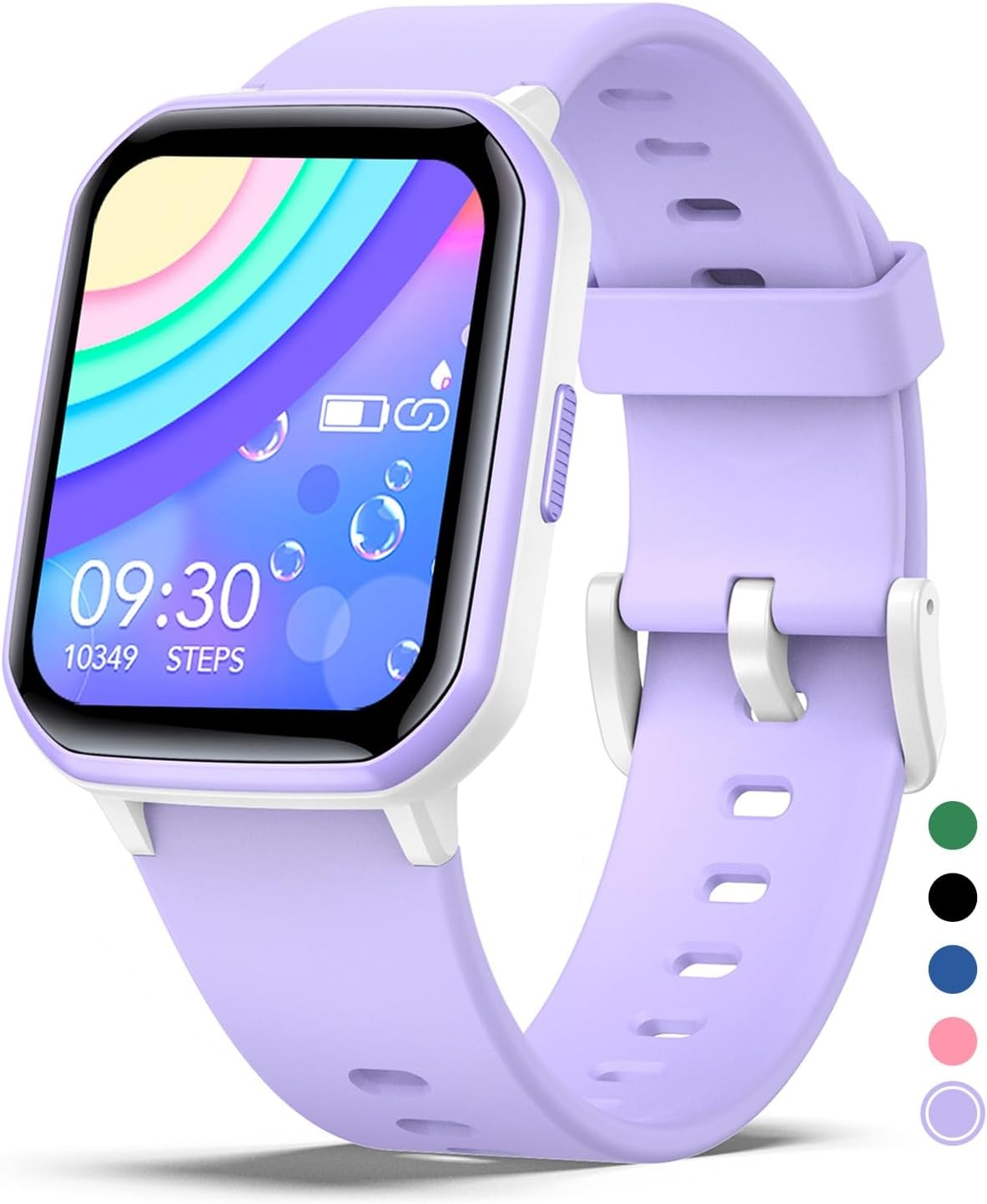 Mgaolo Kids Smart Watch for Boys Girls,Kids Fitness Tracker Smartwatch with Heart Rate Sleep Monitor,Waterproof Pedometer Activity Tracker for Android Iphone,Birthday Present