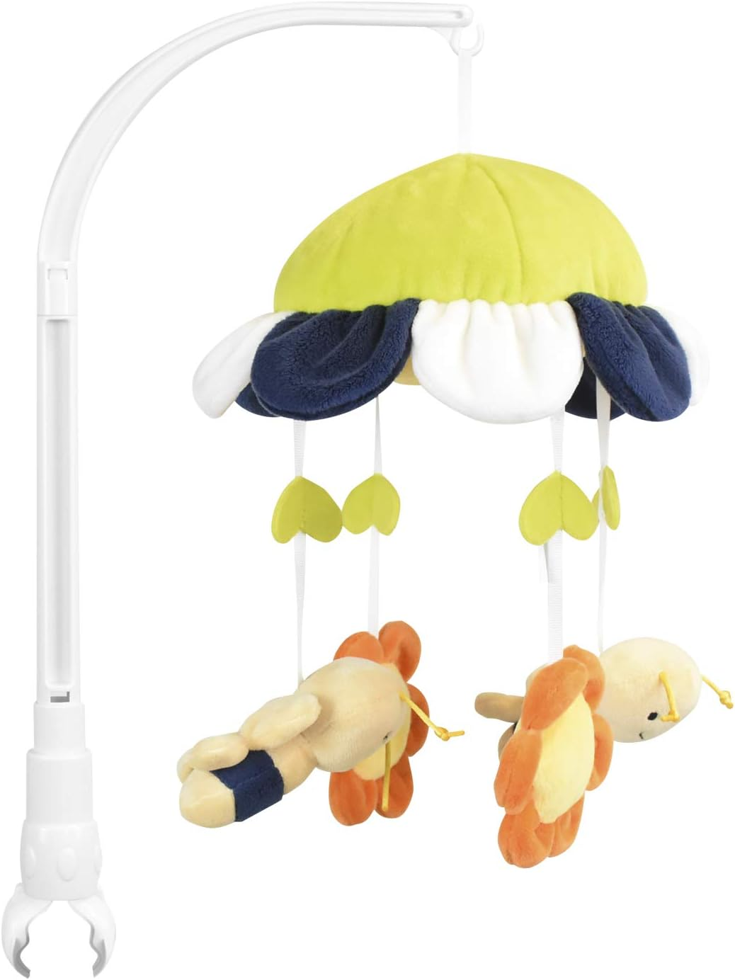 HLEEDUO DIY 23 Inch Baby Crib Mobile Bed Bell Holder Arm Bracket, the Claw Part Can Be Adjusted Width image number 4