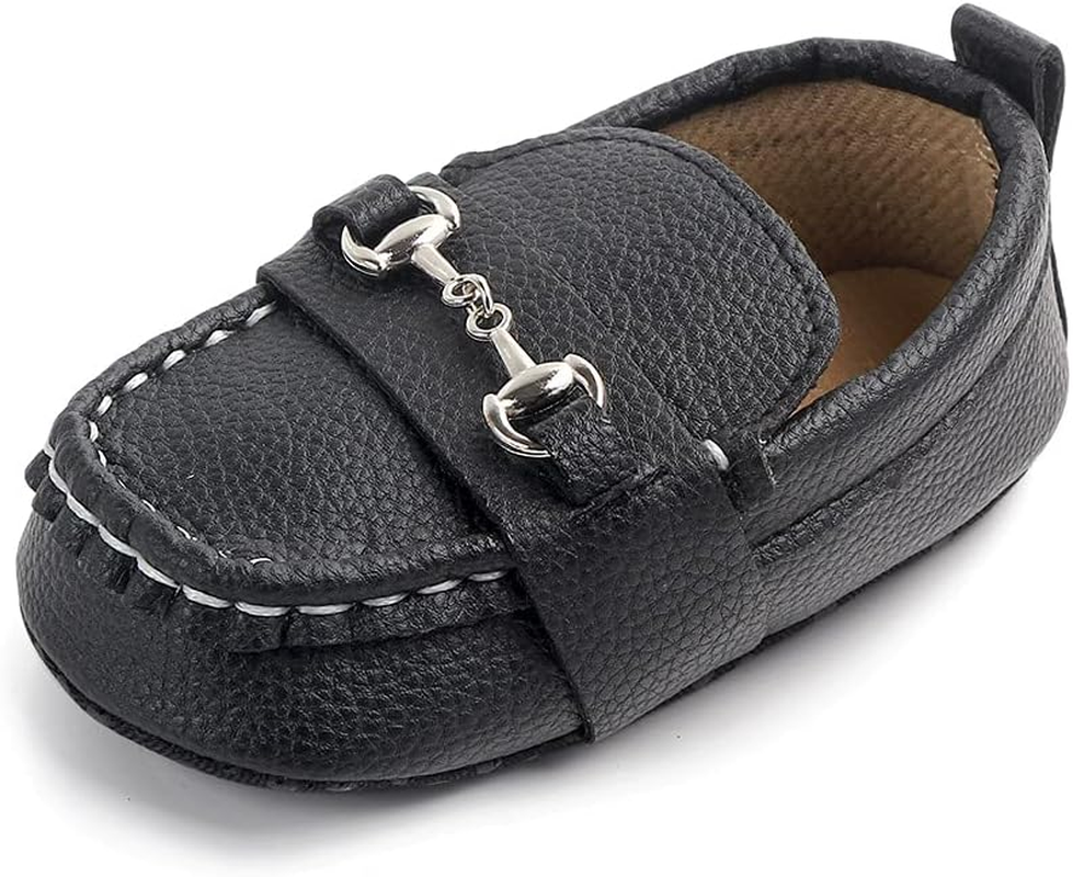 Infant Boy Loaferss Slip on Dress Shoes Baby Sneakers