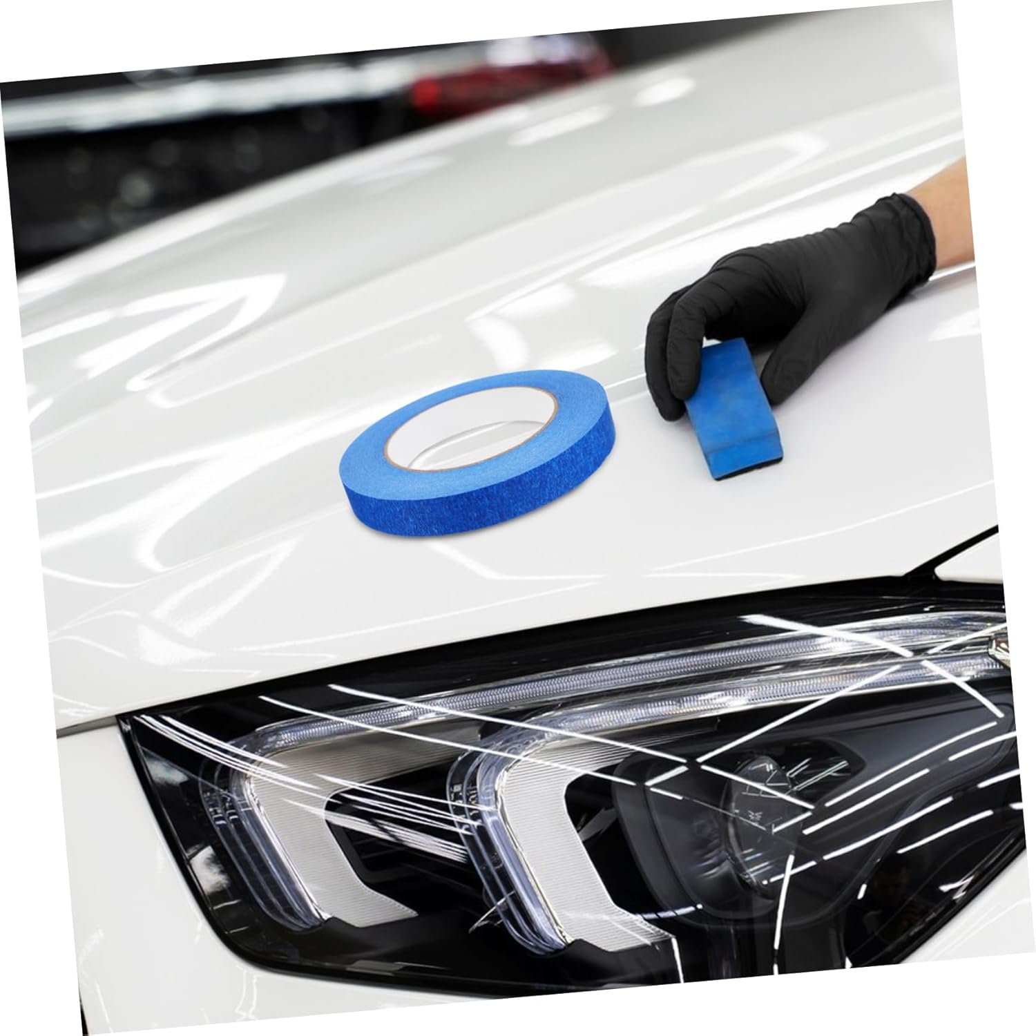 Gatuida 4 Rolls 18Mm Blue Masking Tape Painter Tape 50M Strong Adhesive for Painting and Crafts image number 3