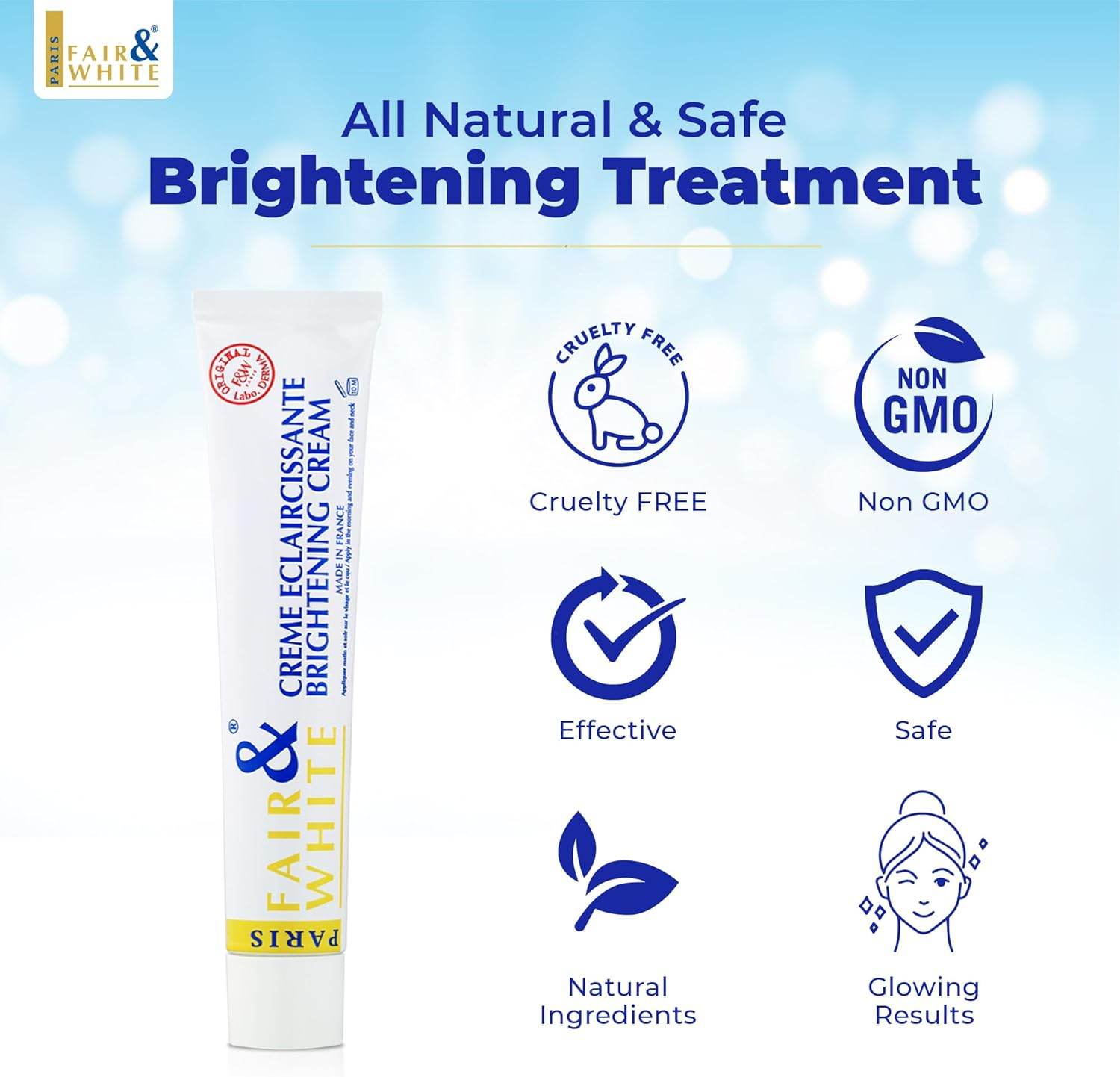 Original Gel & Cream by Fair and White - 1 Fl Oz / 30G image number 4