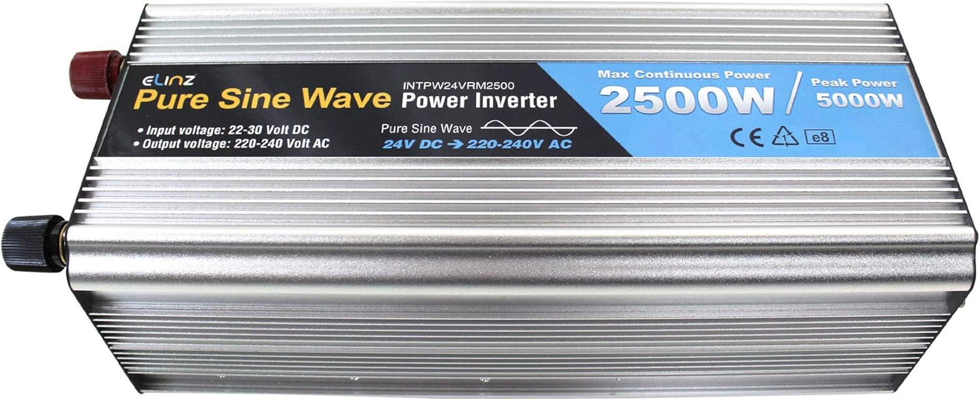 2500W/5000W Inverter 24V to 240V Pure Sine Wave Power Elinz Low High Voltage Input Short Circuit Output Overload Protection AUS Plug Car Caravan Ute SUV Truck Trailer Bus Remote Control 2Yr Warranty image number 5