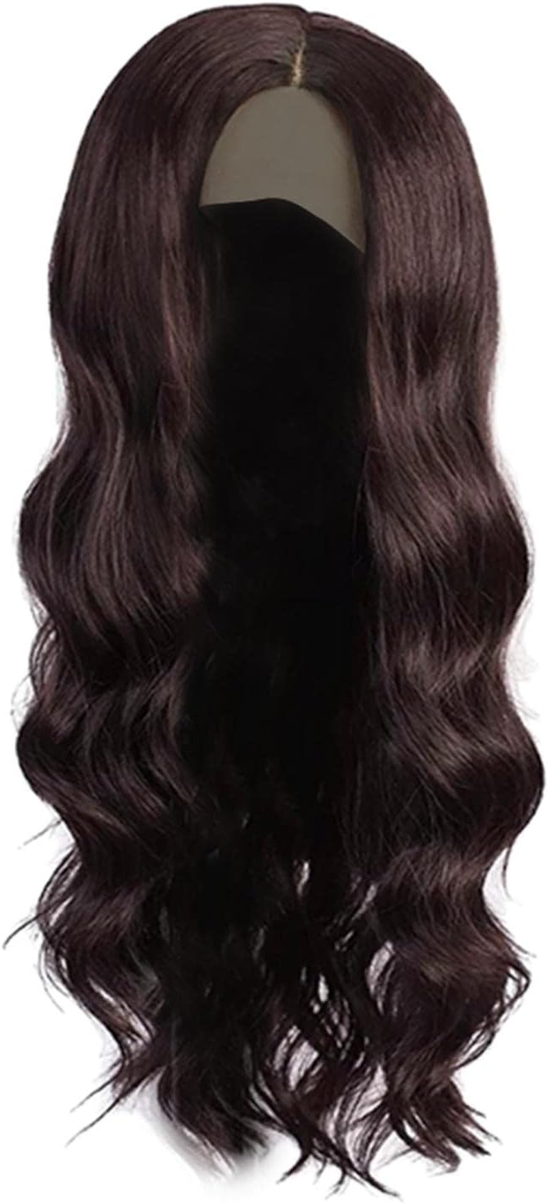 Fashion Lace Front Wig, Heat Resistant Synthetic Realistic Hairpiece Women Wavy Wig for Daily Wearing Party Halloween Decor Dating Cosplay, 24 Inches image number 5