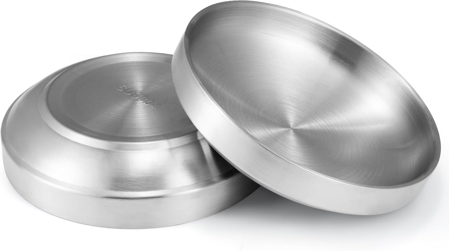 Feeding Bowls for Cats Cat Bowl Made of 304 Stainless Steel Cat Bowl Flat Feeding Bowl for Kittens Small Dogs 2 Pieces image number 6