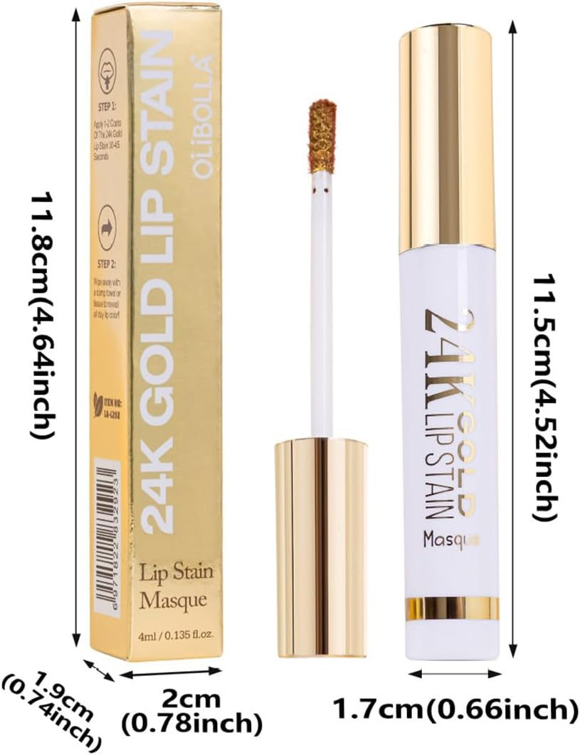 Lip Liner Peel off Lip Stain 24K Gold Wipe off Lip Stain Tattoo Long Lasting Waterproof Lip Tint for Women Girls,Detachable Lip Liner Pencil High-Pigment Lip Color,Smudge & Transfer Proof (02#Coffee) image number 4
