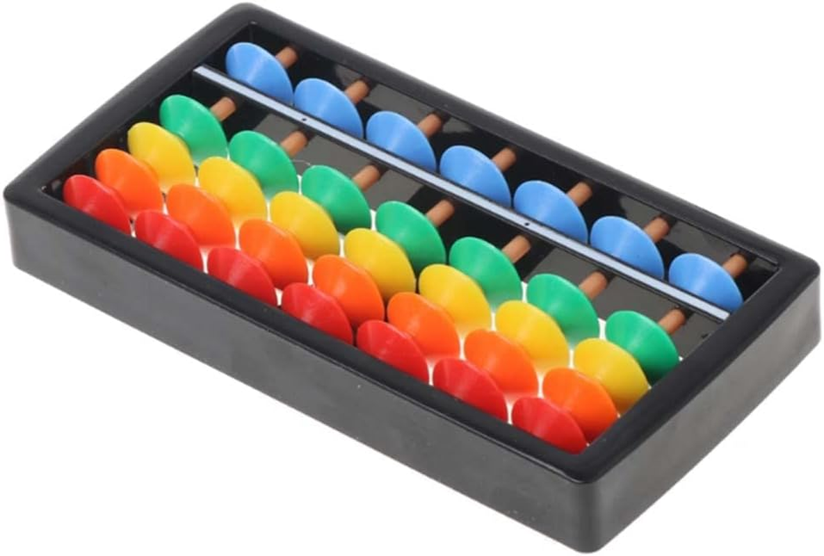 Colorful Abacus Arithmetic Soroban Maths Calculating Tools Kids Educational Multicolor image number 1