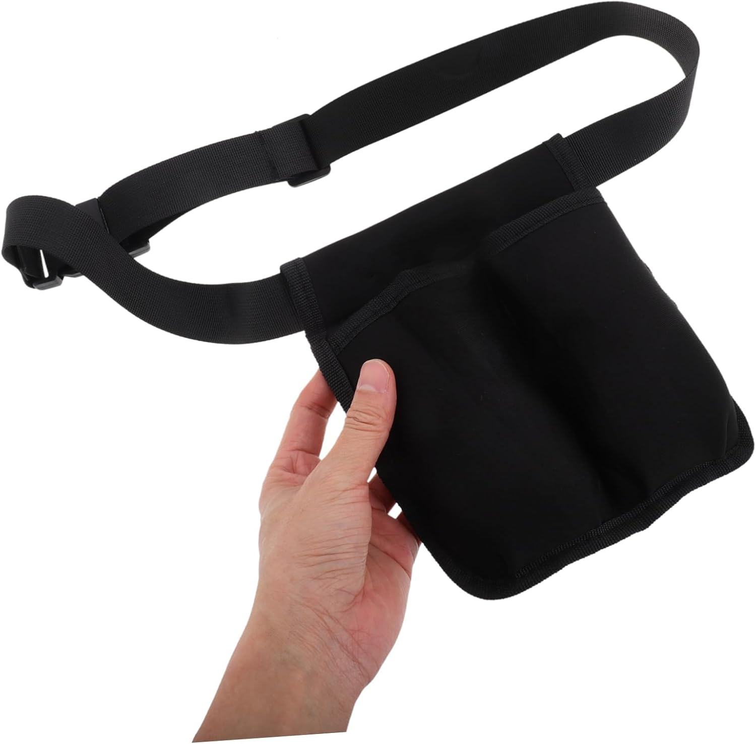 SHERCHPRY Massage Oil Waist Bag with Dual Pockets Adjustable Belt Essential Oil Bottle Holder Organizer for Therapists Home Travel Protective Storage image number 2