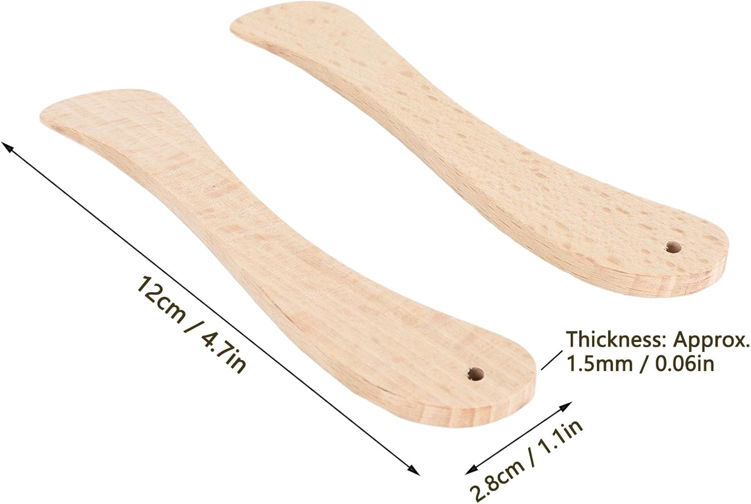 2Pcs Hera Marker Tool for Traditional Sewing Patterning, Sewing and Craft Projects, Hera Marker Pen with 1.5Mm Fine Tip, Japanese Wooden Quilting Beech Wood Bone, Comfortable Grip