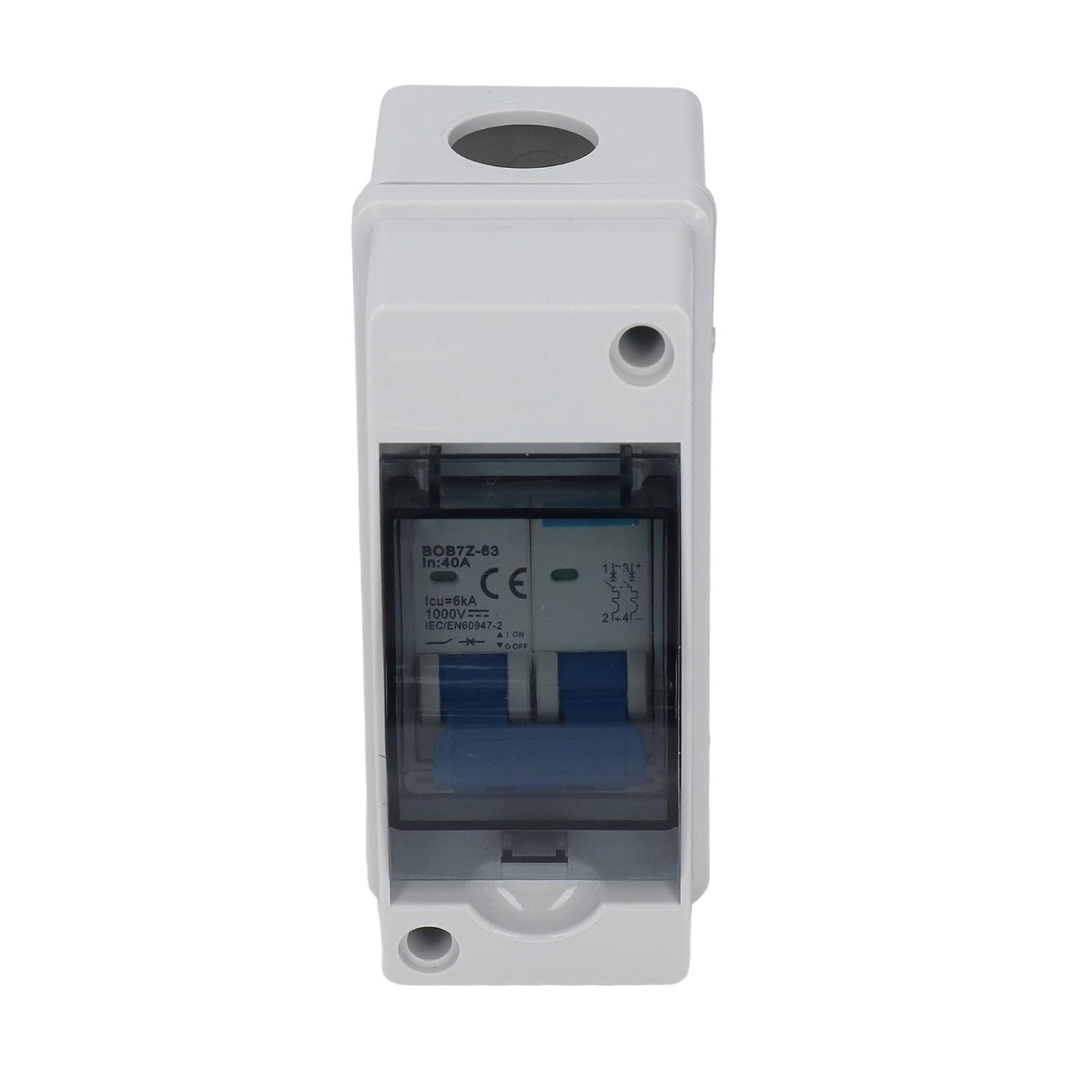 Miniature Circuit Breaker with Transparent Cover for Harsh Weather and Environmental Use, DC Disconnect Switch 40A image number 5