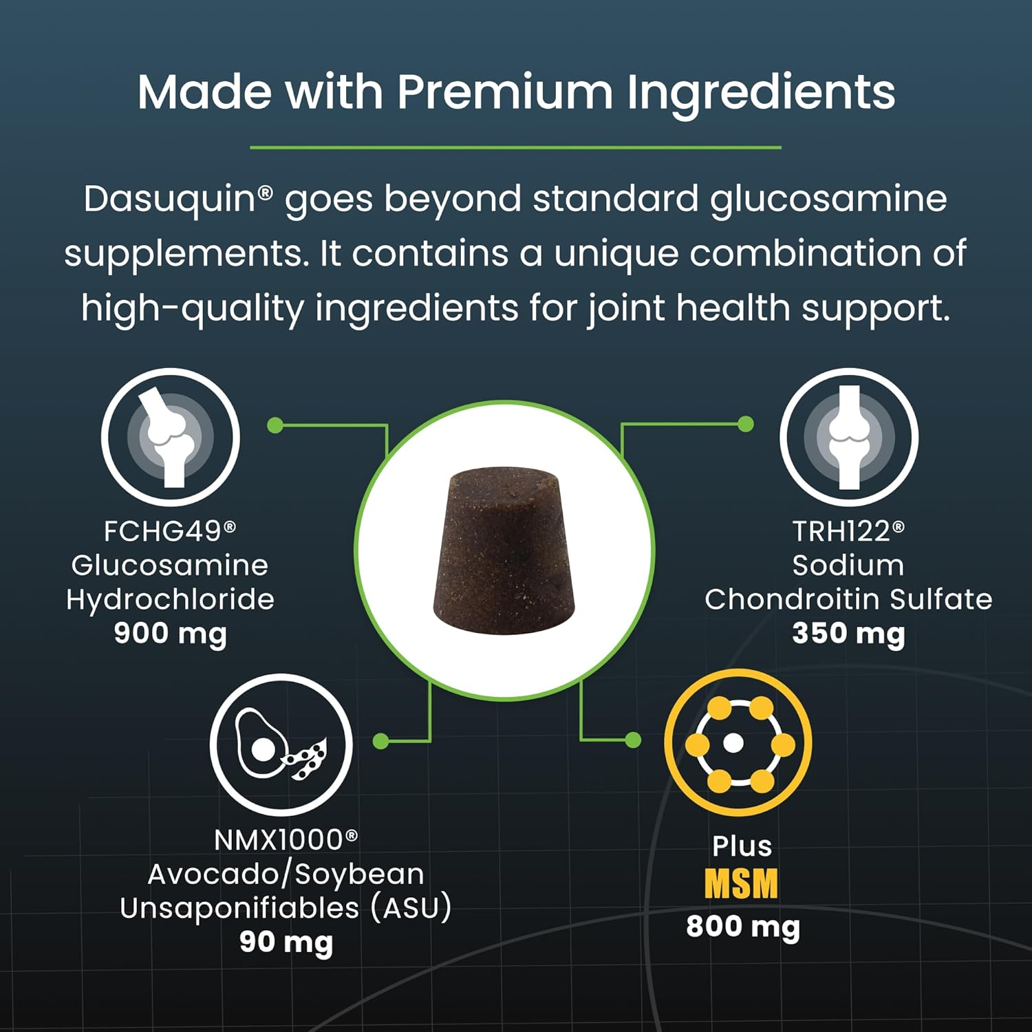 Nutramax Dasuquin with MSM Soft Chews, Large Dog, 84 Count image number 1