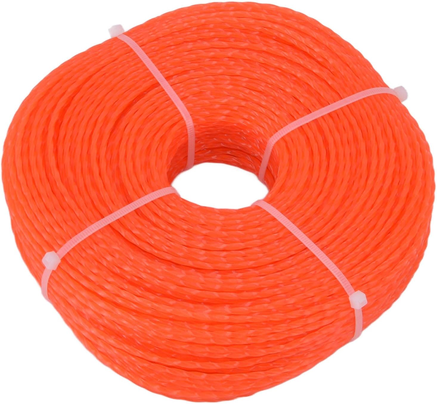 2.4Mm 120M Nylon Trimmer Line Lawn Mower Accessories for Husqvarna Orange image number 5