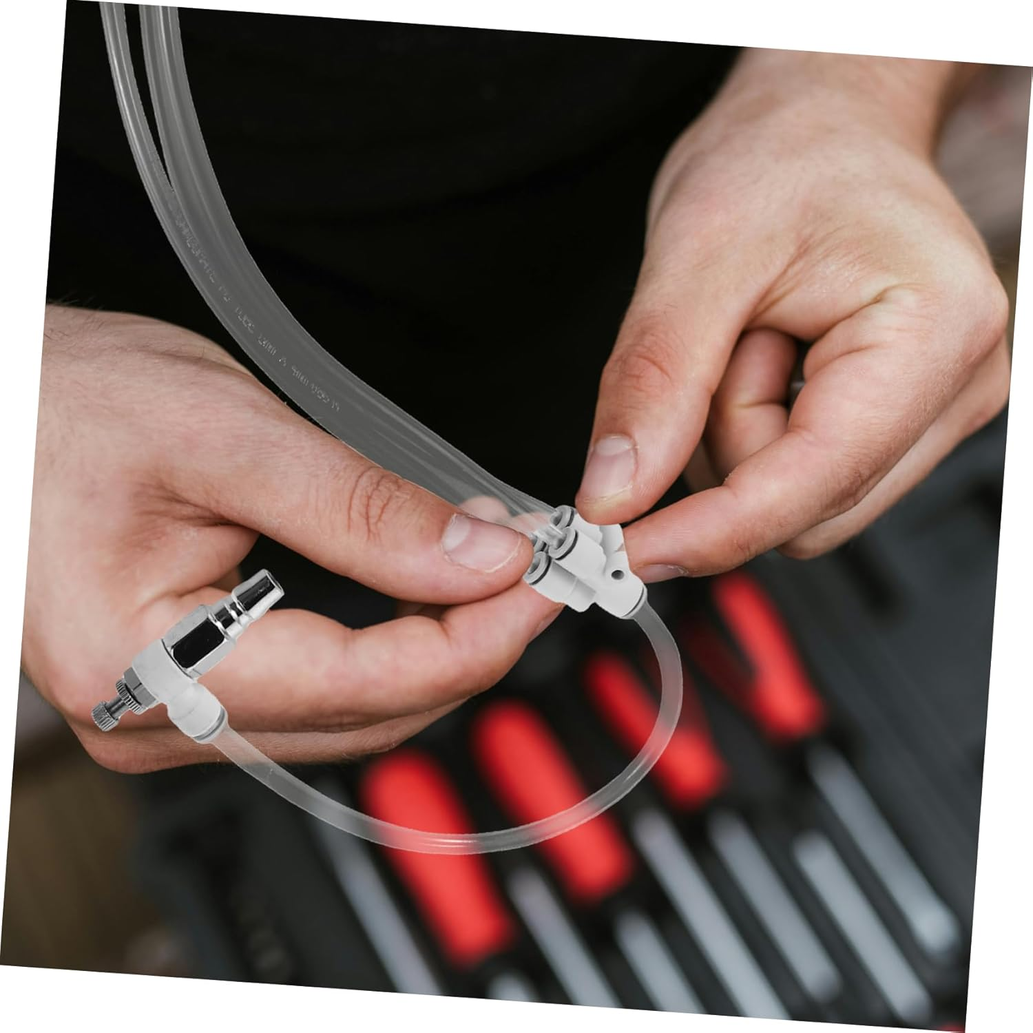 OSOLADY Mini Pneumatic Chamfering Tool Carbon Removal Tool for Car Cleaning Kits image number 5