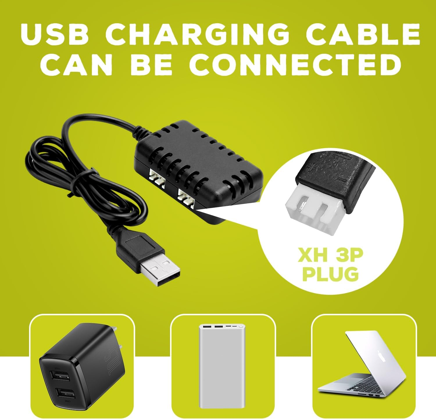 2PCS 7.4V 500Mah 30C Lipo RC Vehicle Battery with PH2.0 Plug and 2In1 Charger for AX24 SCX24 RC Vehicle Model Battery Compatible with Most 1/10, 1/16, 1/18, 1/24 RC Vehicles and Trucks image number 4