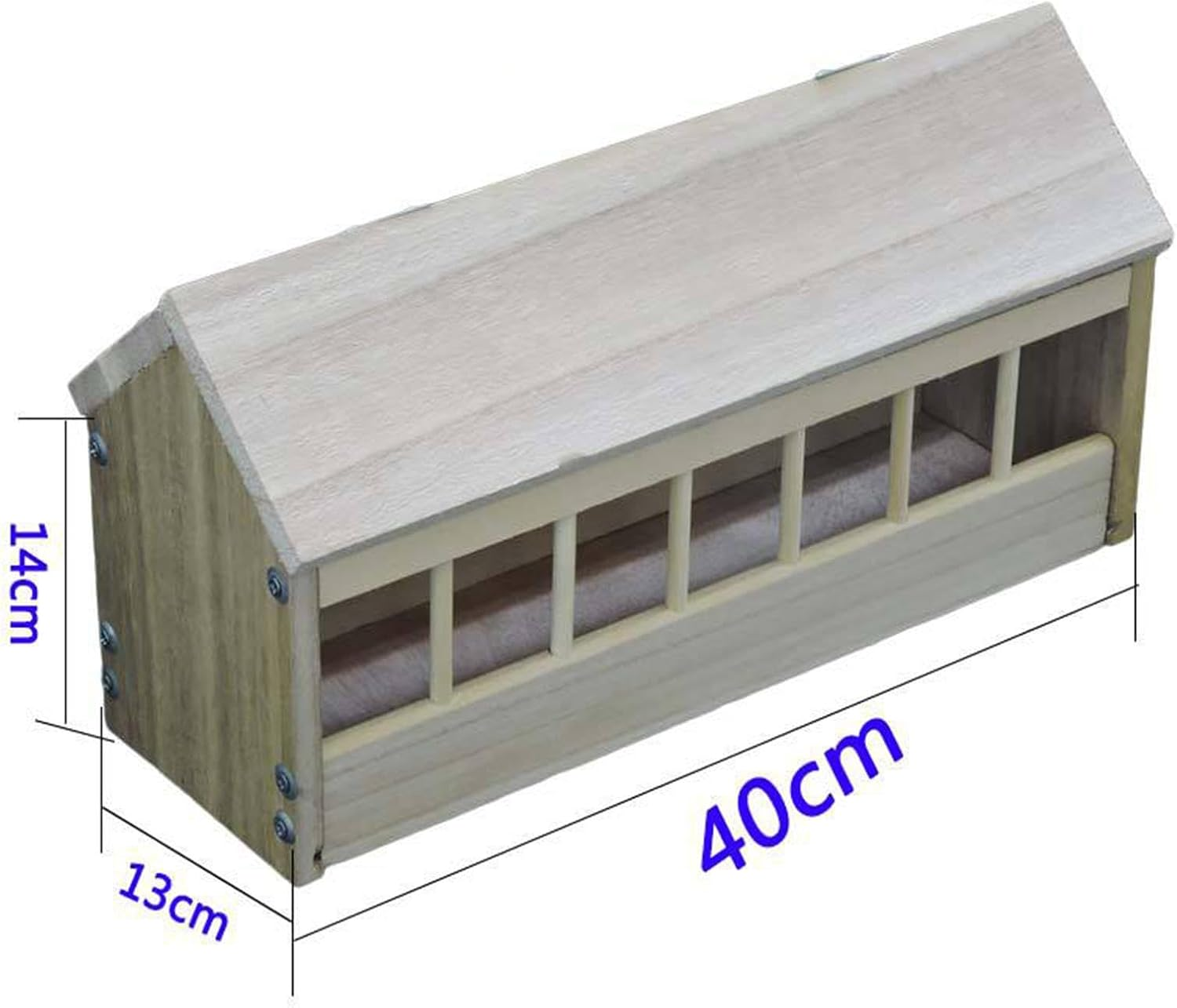 ＡＷＨＡＯ Pigeon Feeder, Poultry Feeder, Wooden Dish, Bird Dispenser for Pigeons, Chicks, Poultry image number 4