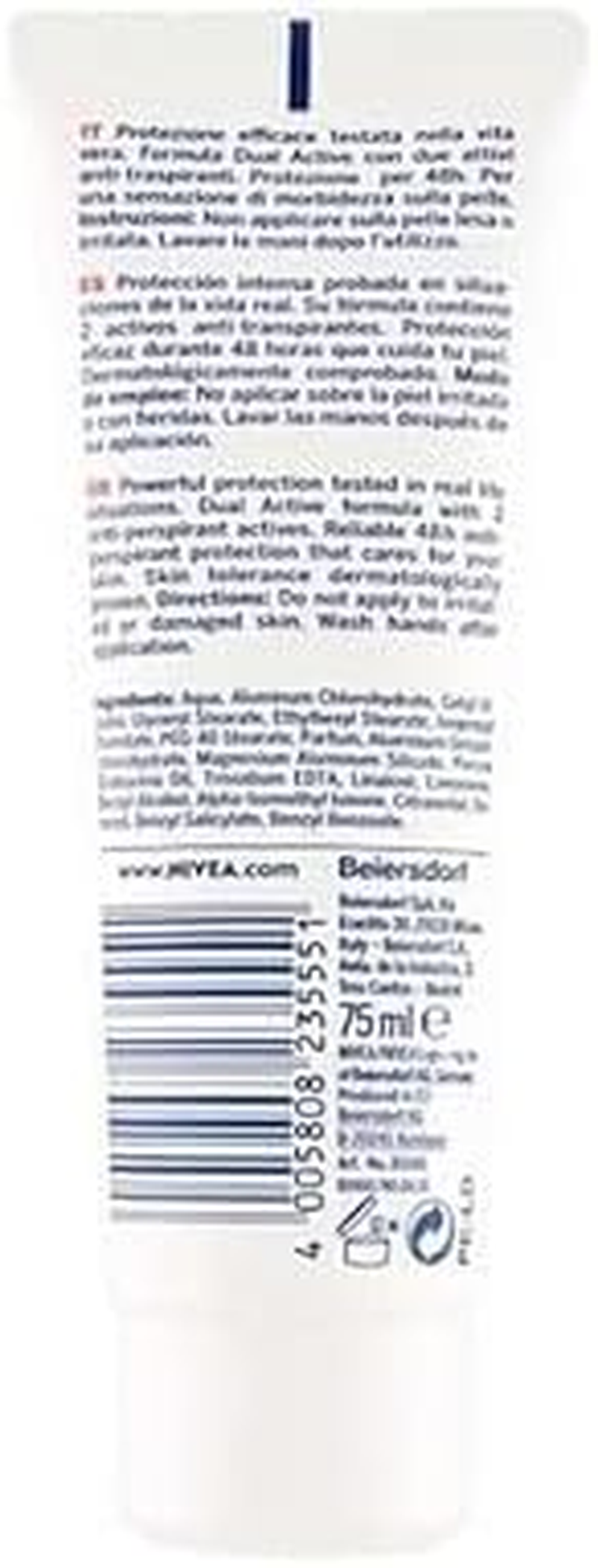 NIVEA Dry Comfort plus Cream Body Deodorant Pack of 6 image number 6