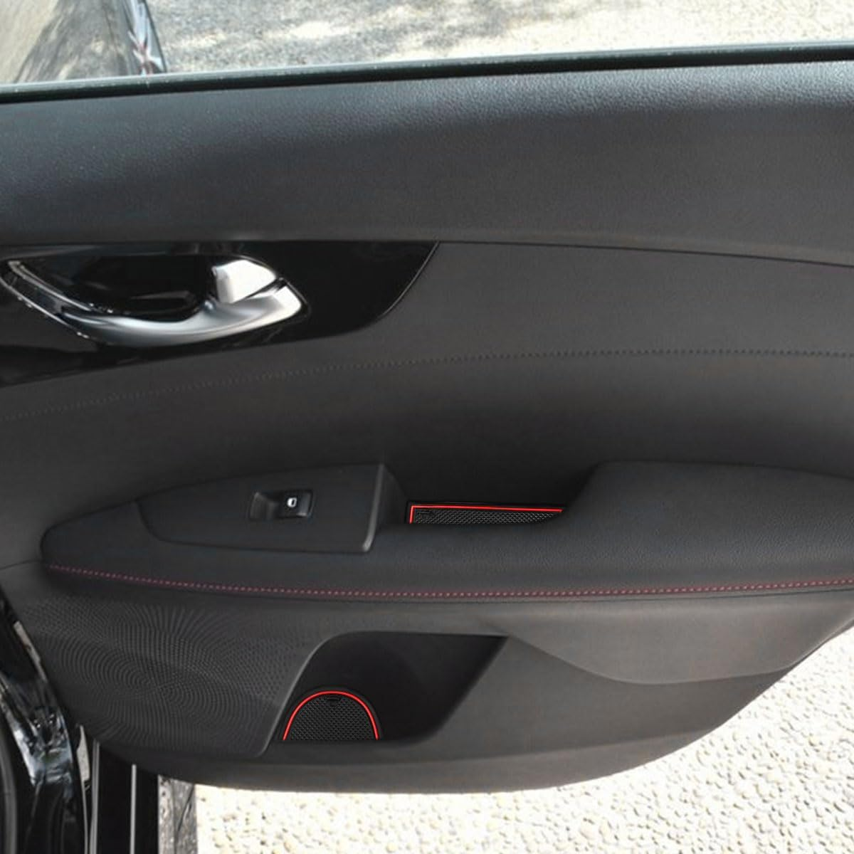 Auovo Anti-Dust Mats Compatible with 2022 2023 Kia K3/Forte/Cerato Accessories - Door Slot Pads & Console Liners (14Pcs/Set) image number 3