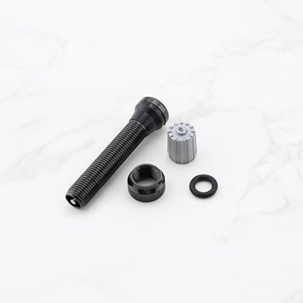 2Pcs 44Mm Black Tubeless Air Valve Aluminum Alloy Tyre Valve round Base Small Size Valves for MTB Road Bike Tubeless Valve Stem (With Caps) image number 6
