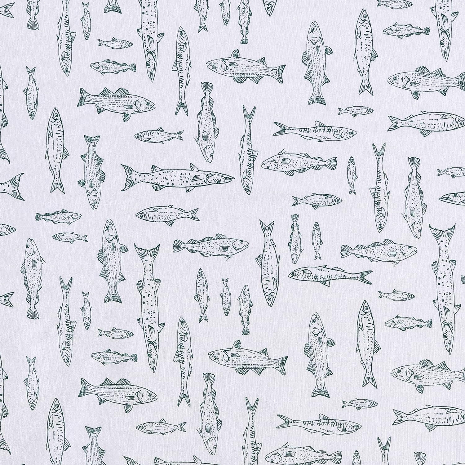 Eddie Bauer - Full Sheets, Cotton Percale Bedding Set, Crisp & Cool Home Decor (Albright Hill Green, 4 Pcs, Full) image number 1