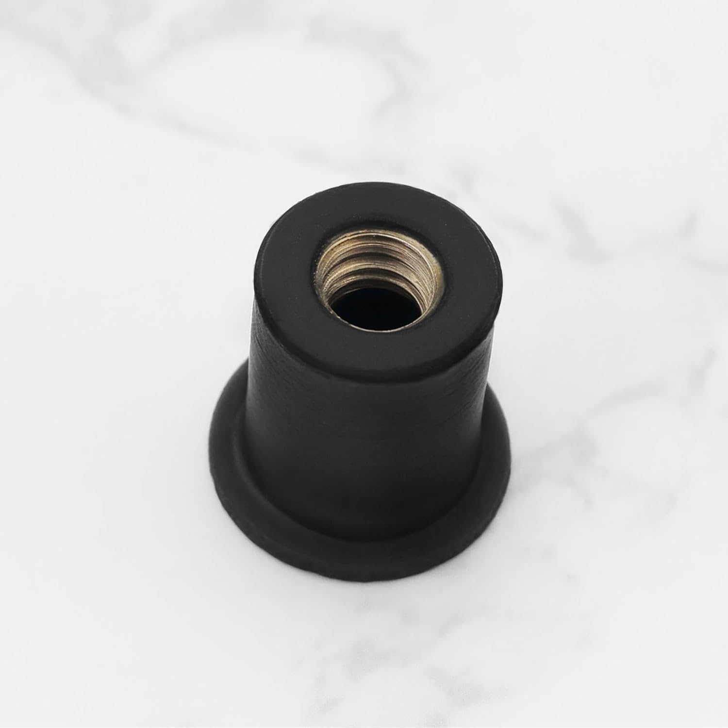 Be in Your Mind 10Pcs M6 Rubber Nuts Motorcycle Windshield Nuts Brass Insert Motorcycle Fairing Well Nut Compatible with Honda Compatible with Suzuki image number 6