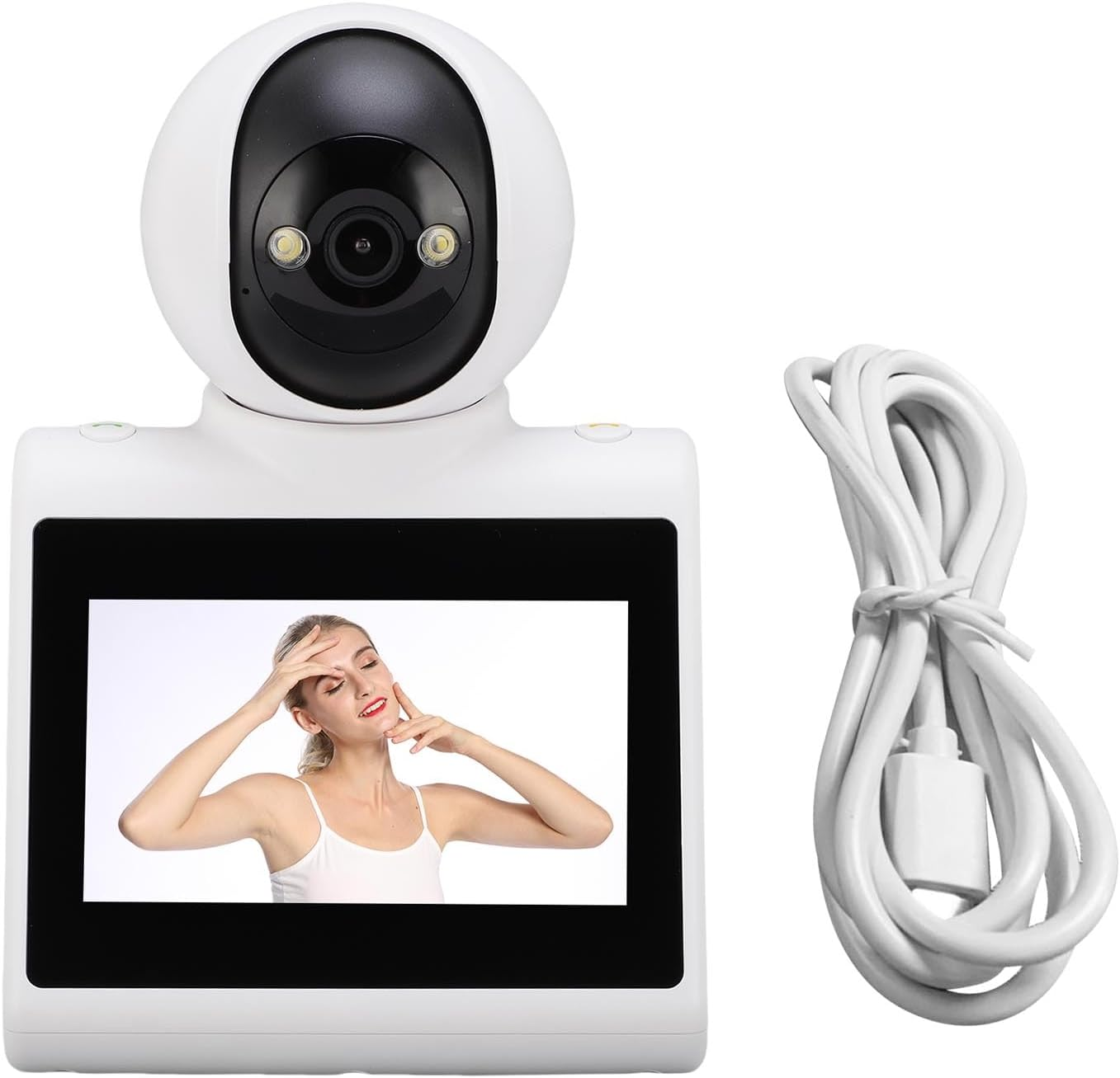 MENDUNER Indoor Smart Security Camera, 2MP HD Dog-Camera, One Tap Video Calling, Motion Detection for Baby and Pet Monitor, Maximum Supported 128G. image number 1